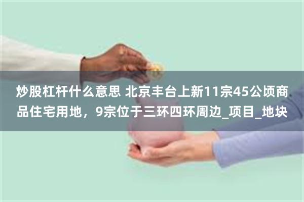 炒股杠杆什么意思 北京丰台上新11宗45公顷商品住宅用地，9宗位于三环四环周边_项目_地块