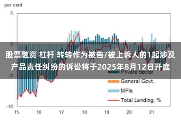 股票融资 杠杆 转转作为被告/被上诉人的1起涉及产品责任纠纷的诉讼将于2025年8月12日开庭