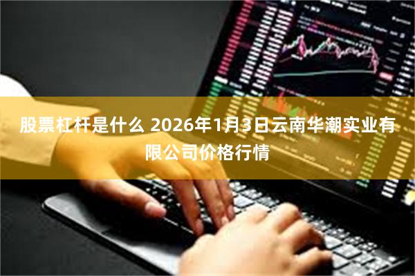 股票杠杆是什么 2026年1月3日云南华潮实业有限公司价格行情